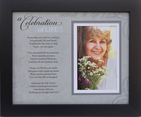 Celebration Of Life Memorial Photo Frame 8x10 6300