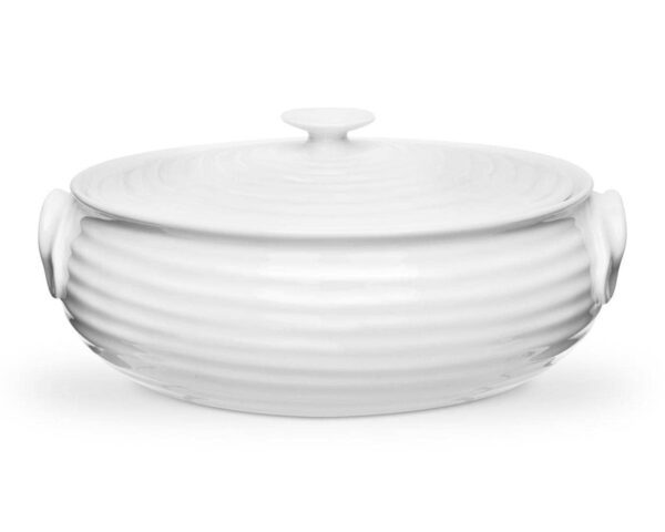Sophie Conran White Small Oval Covered Casserole