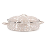Golden Rabbit Dutch Oven in Taupe Swirl