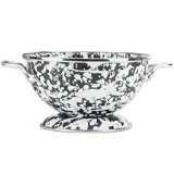 Golden Rabbit Enamelware - Black Swirl Pattern