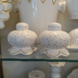 Coton Colors by Laura Johnson Gilded Scallop Salt and Pepper Pair