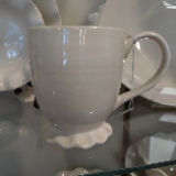 Coton Colors by Laura Johnson Signature Ruffle White Mug