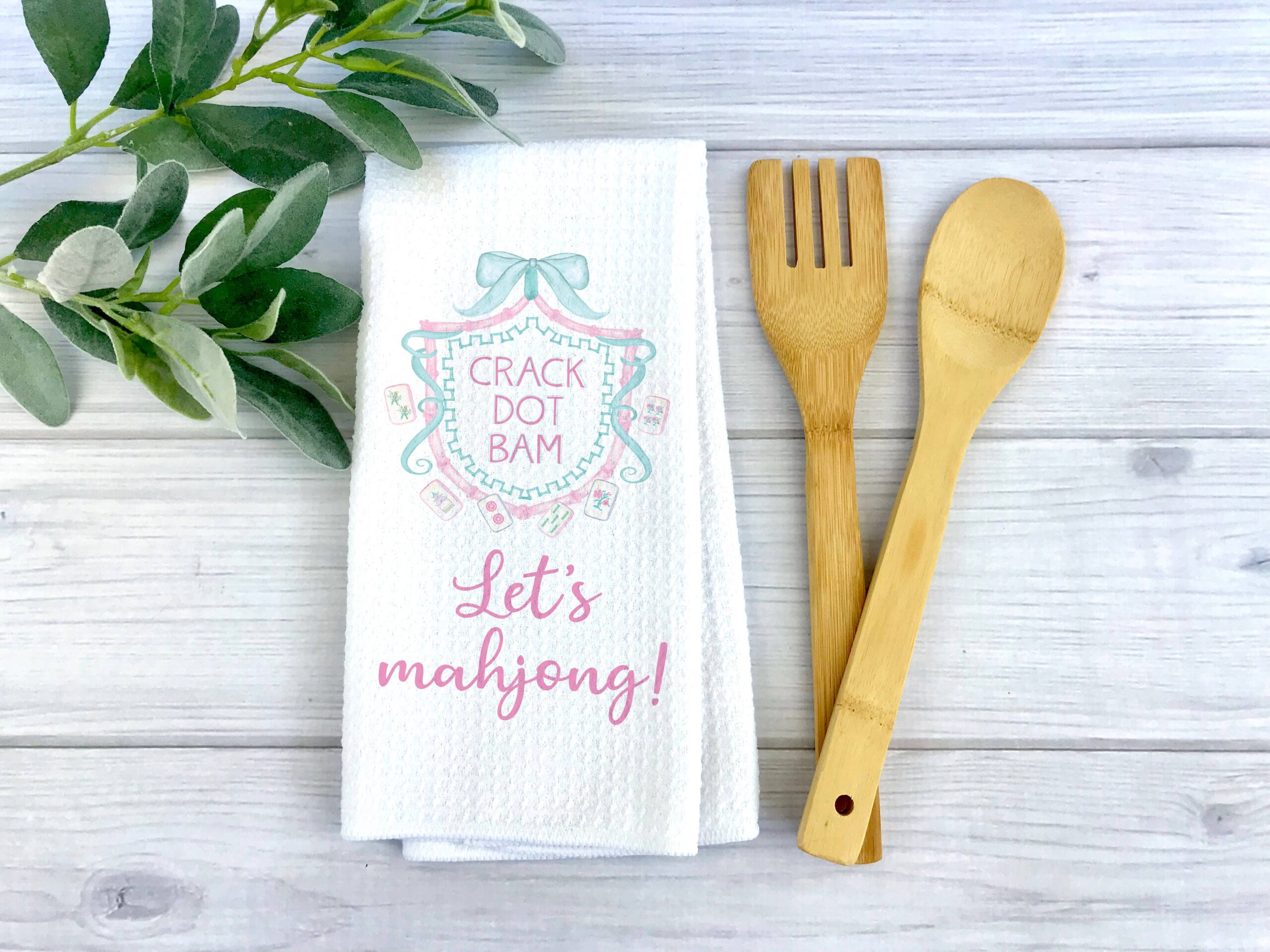 Mahjong Kitchen Towel Mah jongg Tile Game Decor Hostess Gift 1 Mahjong Kitchen Towel Mah jongg Tile Game Decor Hostess Gift