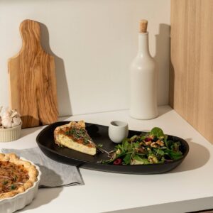 Variation #1092 of Mini Long Stoneware Serving Platters  | Dadasi