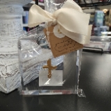 Mud Pie Mini Cross Acryl Sitter; 3 " x 3 "