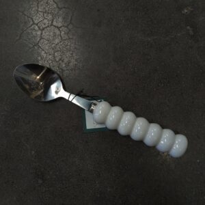 Coton Colors by Laura Johnson Signature White Knob Serving Spoon