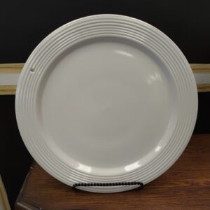 Nora Fleming Stoneware Round Platter Pinstripes