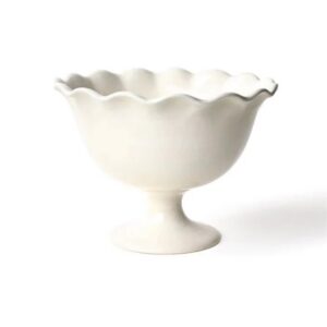 Coton Colors Signature White Ruffle Trifle Bowl