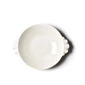 Coton Colors Signature White Ruffle Pasta Bowl