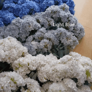 18" Super Soft Silk Hydrangea Artificial Flower Bush