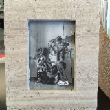 Mud Pie Cream Travertine Frame, Small