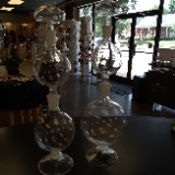 Emily Borosilicate Glass Double Decanter