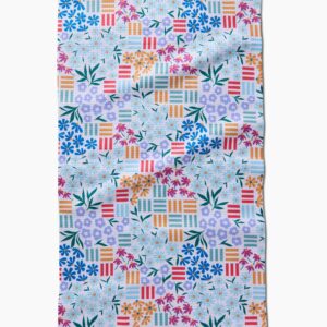 Floral Garden Tea Towel