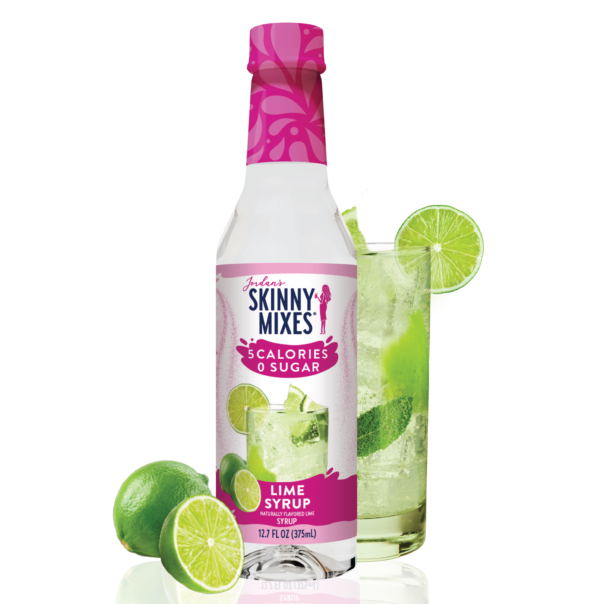 Skinny Mix Sugar Free Lime Syrup - 375ml Bar Syrup Mixer 1 Skinny Mix Sugar Free Lime Syrup - 375ml Bar Syrup Mixer
