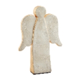 Mud Pie SM Concrete Gold Angel Table Sitters