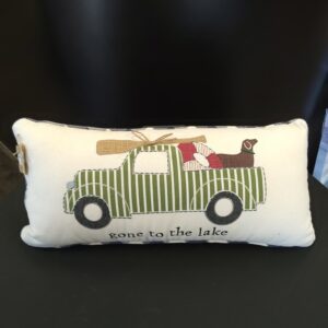 Mud Pie Gone To The Lake Pillow