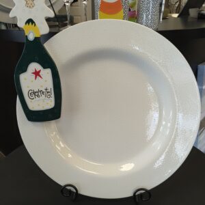 Happy Everything! White Small Dot Big Entertaining Platter