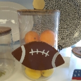 Big Wooden Lid Glass Jar - 216 Liters, Rectangular, Jar