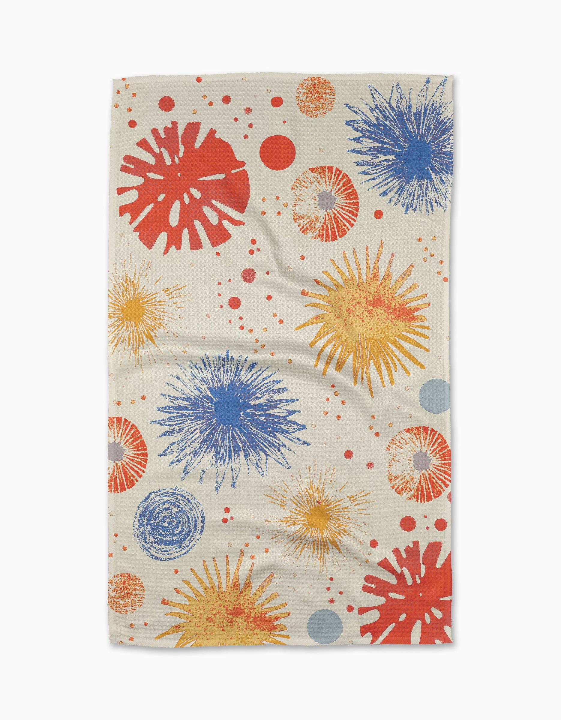Bursting Skies White Tea Towel 1 Bursting Skies White Tea Towel