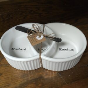 Mud Pie Condiment Serving Set