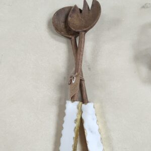Mudpie Gold Marble Serving Utensils