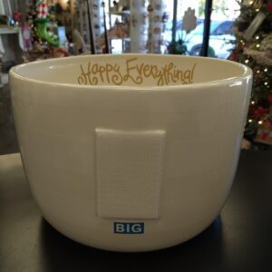 Coton Colors Happy Everything Big Bowl White Stripe