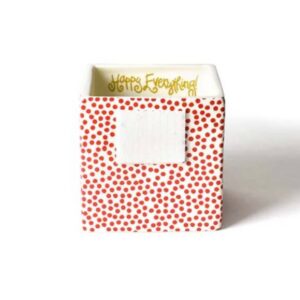 Happy Everything Small Red Dot Mini Nesting Cube by Happy Everything
