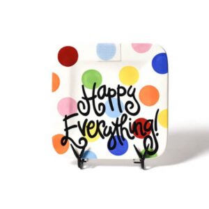 Happy Everything Happy Dot Square Platter