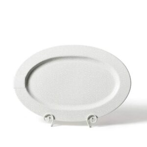 Happy Everything Stone Small Dot Oval Platter