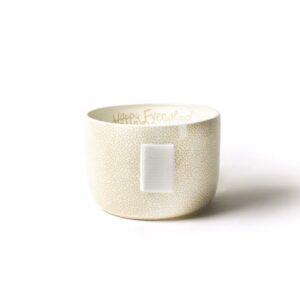 Happy Everything Neutral Small Dot Big Bowl