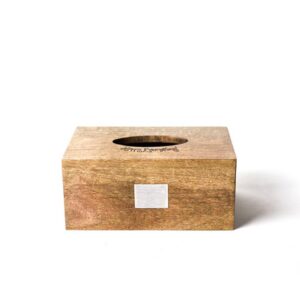 Happy Everything Mini Wooden Rectangle Tissue Box by Happy Everything