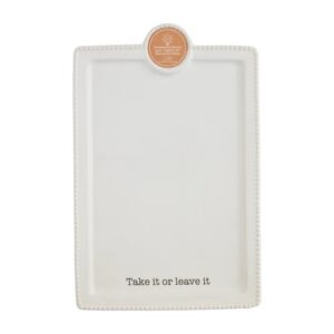 Mud pie Take It Or Leave It Circa Accessory Platter