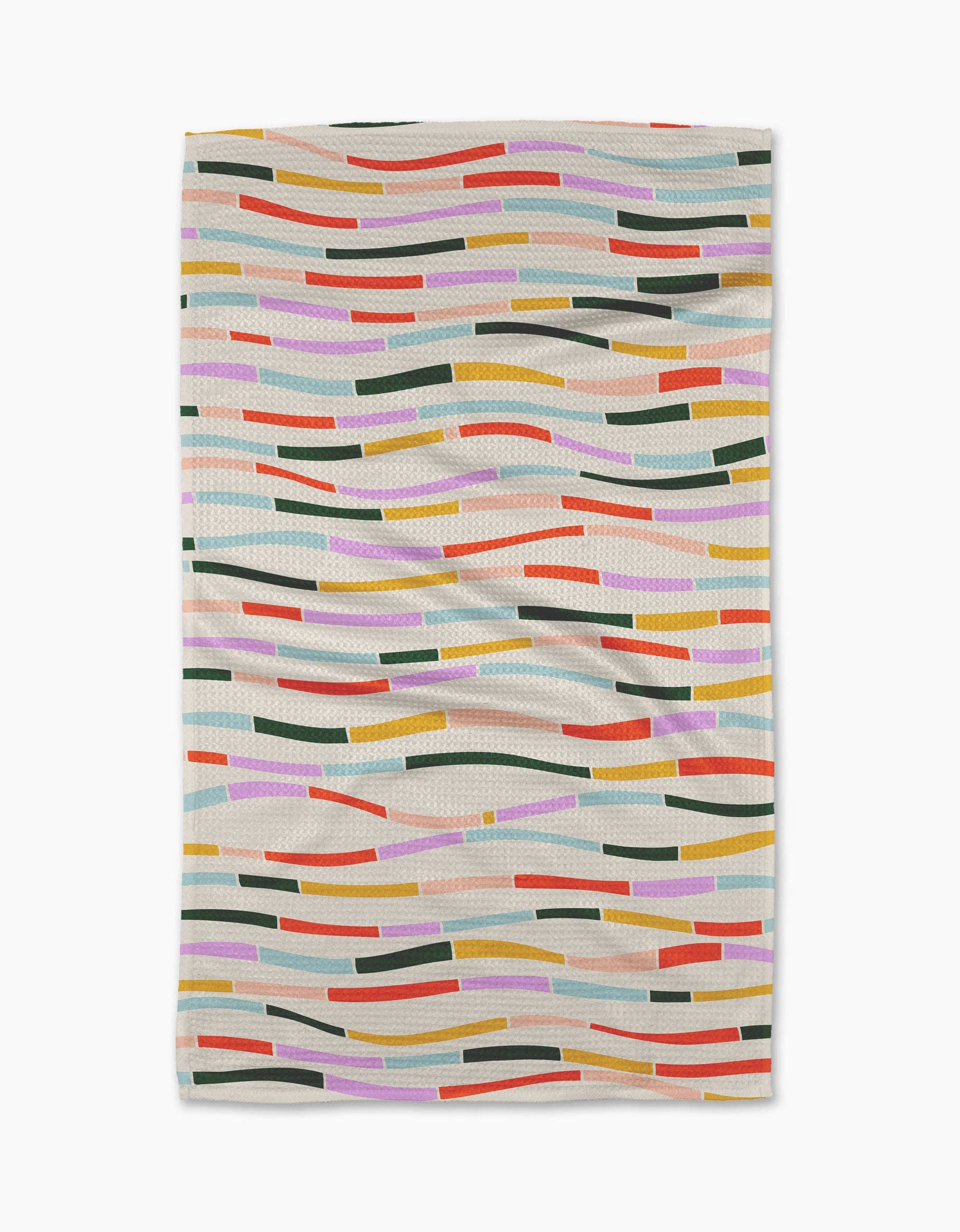 Colorful Currents Tea Towel 1 Colorful Currents Tea Towel