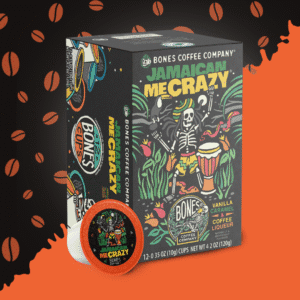 Bones Jamaican Me Crazy® Coffee Pods | 12 Count | Flavored Coffee