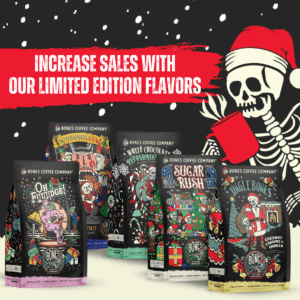 Bones Toffee Almond Crunch Christmas Coffee Pods | 12 | Flavored