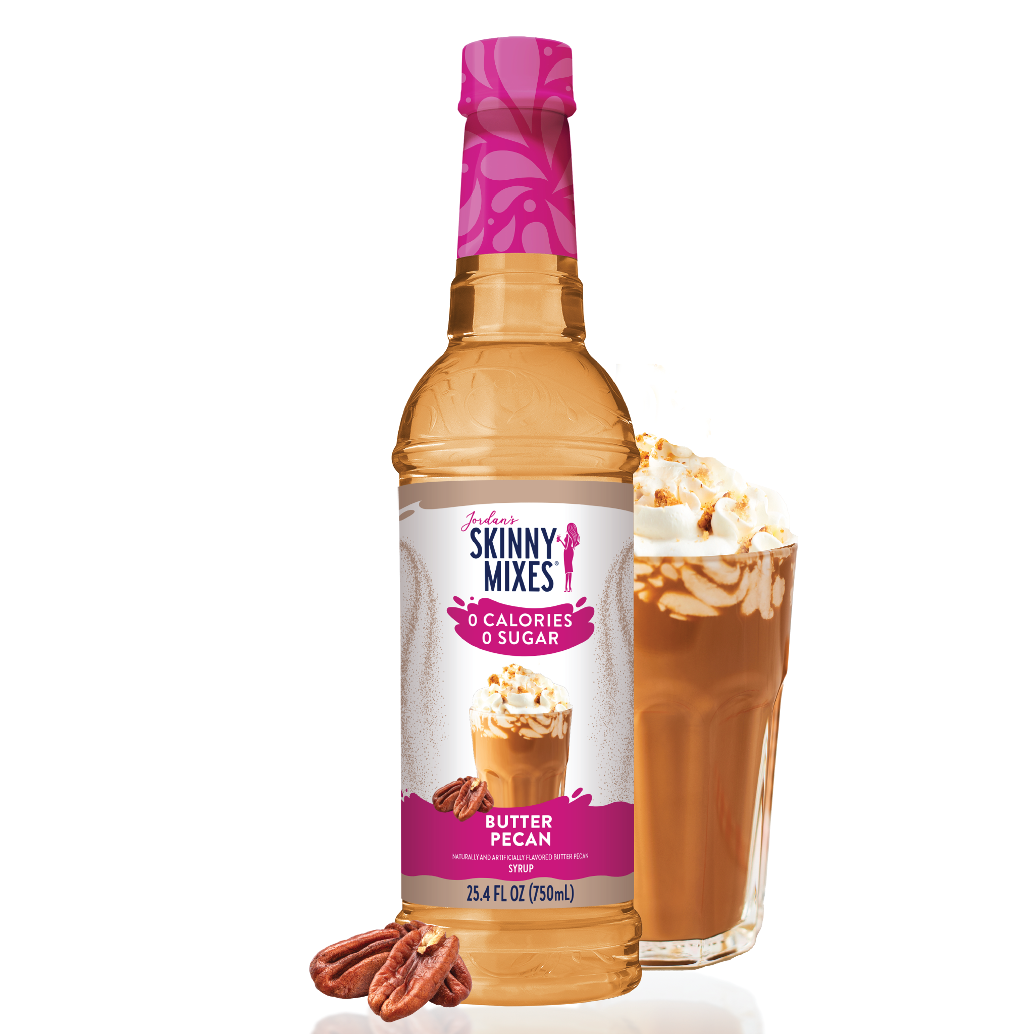 Skinny Mix Sugar Free Butter Pecan Syrup 1 Skinny Mix Sugar Free Butter Pecan Syrup