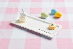 Mud Pie Bunny LED Light Sitter