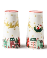 Christmas in the Village Salt and Pepper Shakers