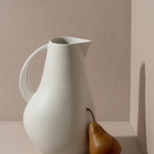 Gharyan Stoneware Pitcher & Vase For Flowers | 64 oz