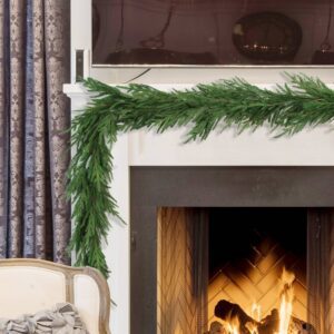 6' Real Touch Frasier Christmas Garland - Mantles, Stairs