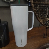 Corkcicle 30 oz Tumbler With Handle, Sparkle Unicorn Magic, Reusable Water Bottle, Triple Insulated Stainless Steel Travel Mug, Keeps Beverages Cold 12 Hrs, Tumbler with Lid and Straw