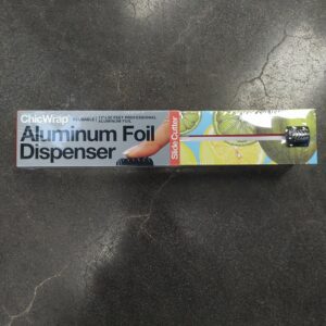 ChicWrap Lemon Plastic Wrap Dispenser with 12 x 250 Professional Plastic Wrap