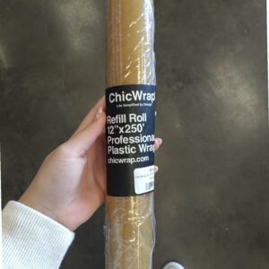 ChicWrap 12 250 Plastic Wrap Refill Roll