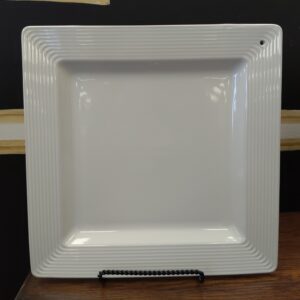 Nora Fleming Stoneware Pinstripe Square Platter