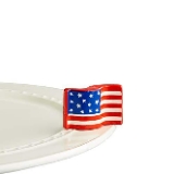 Nora Fleming Flag Ceramic Mini for Platter