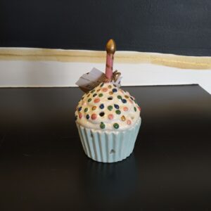 Mud Pie Cupcake Light Up Sitter; 4 1/4 " x 2 3/4 "