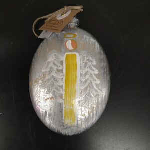 Mud Pie Christmas Angel Metallic Painted Ornament