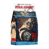 Bones Coffee Company Megalodonut Ground Coffee Beans Boston Cream Donut Flavor | 12 oz Flavored Coffee Gifts Low Acid Medium Roast Gourmet Coffee (Ground)