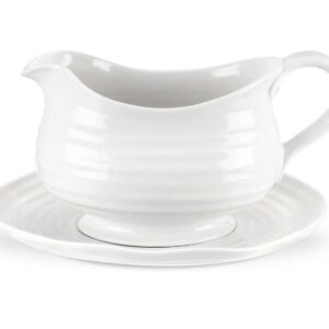 Sophie Conran White Gravy Boat and Stand