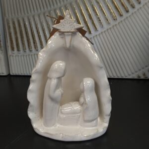 Mudpie White Stoneware Nativity